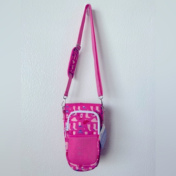 Pink Bottle Sleeve Or Crossbody Multi Purpose Bag BNWT - Picture 1 of 6